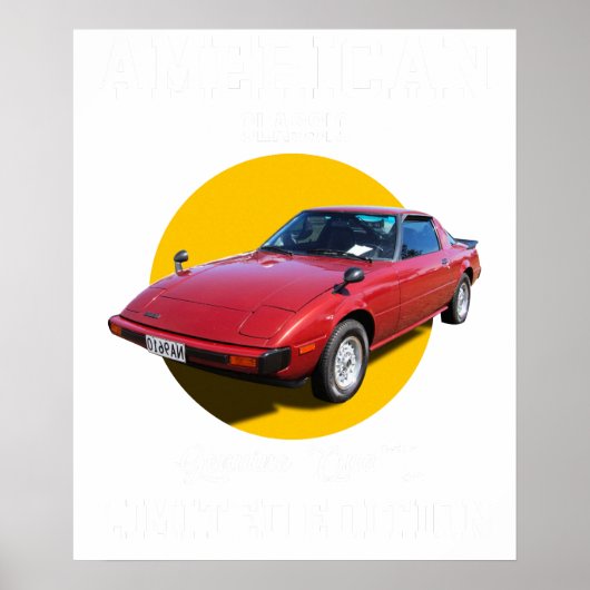 american classic genuine quality limited edition M ポスター (正面)