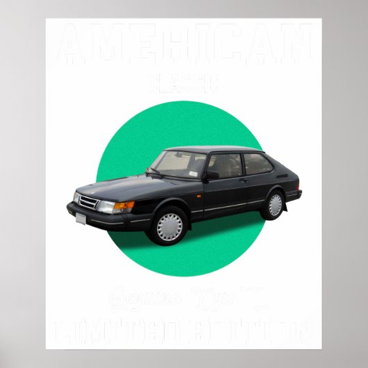 american classic genuine quality limited edition S ポスター (正面)