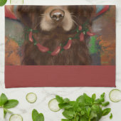 American Cocker Spaniel  キッチンタオル (折り畳み)