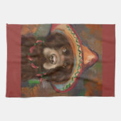 American Cocker Spaniel  キッチンタオル (横)