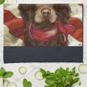 American Cocker Spaniel  キッチンタオル (折り畳み)