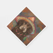 American Cocker Spaniel  スタンダードランチョンナプキン (角)