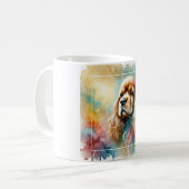 American Cocker Spaniel Dog 070824AREF137 - Waterc コーヒーマグカップ (正面左)