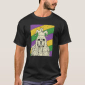 American Cocker Spaniel Jester Mardi Gras Dog Mom  Tシャツ (正面)