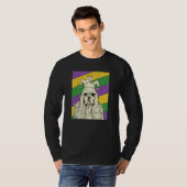 American Cocker Spaniel Jester Mardi Gras Dog Mom Tシャツ (正面フル)