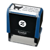 American Curl Cat パーソナライズされた Self Address Stamp セルフインキングスタンプ (商品)