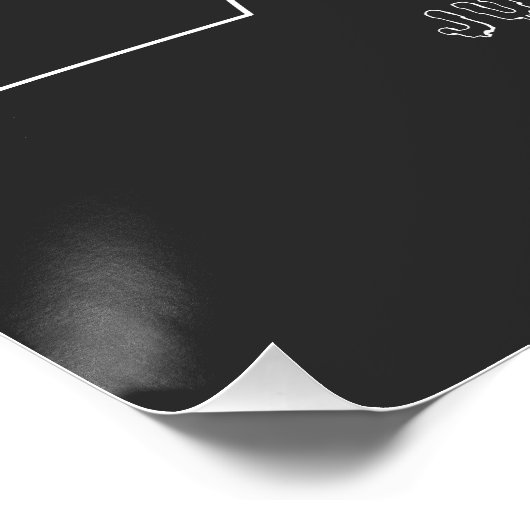 American Democracy Going Off The Cliff In White ポスター (コーナー)