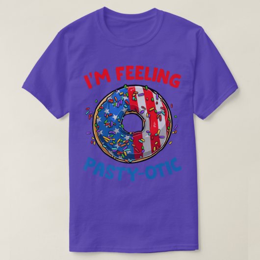 American Donuts Baking Pastry Lover 4th of July Do Tシャツ (デザイン正面)