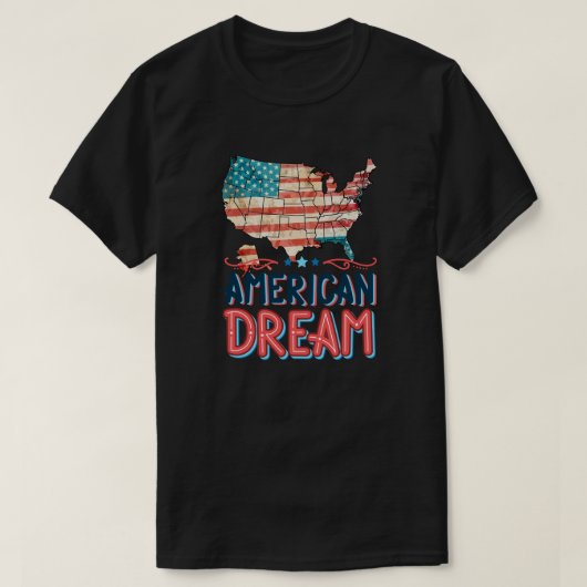 American Dream Perfect for patriots Tシャツ (デザイン正面)