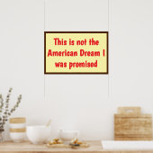 American Dream Promised ポスター (キッチン)