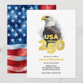 American Eagle America's 250th Anniversary 招待状 (正面/裏面)