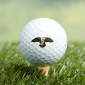 American Eagle Crest God Armeth the Patriot 1812 ゴルフボール (インサイチュ 木)