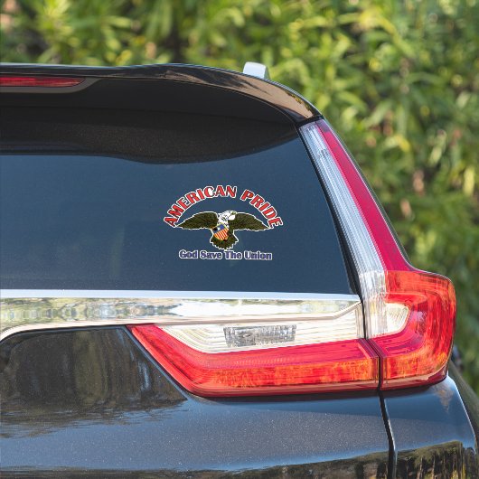 American Eagle Crest God Armeth the Patriot 1812 シール (車体側面)