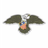 American Eagle Crest God Armeth the Patriot 1812 シール (正面)