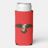 American Eagle Crest God Armeth the Patriot 1812 スリム缶クーラー (Seltzer正面)