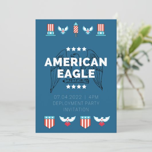 American Eagle Deploymentパーティー 招待状 (スタンド正面)