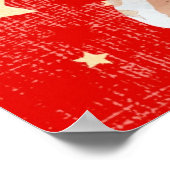 American Eagle Flag ポスター (角)