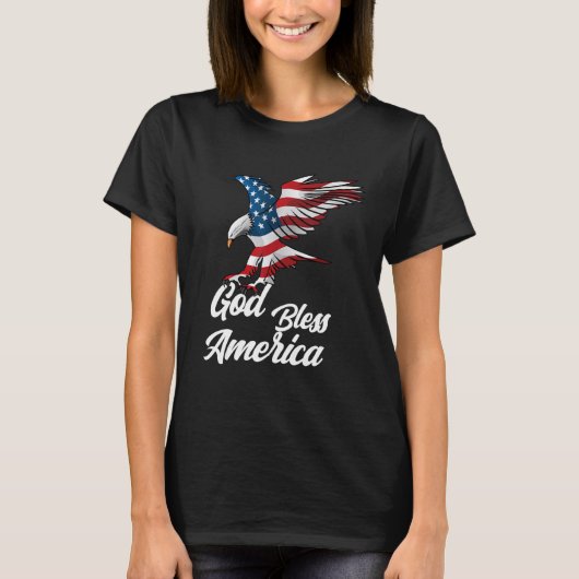 American Eagle God Bless America Tシャツ (正面)