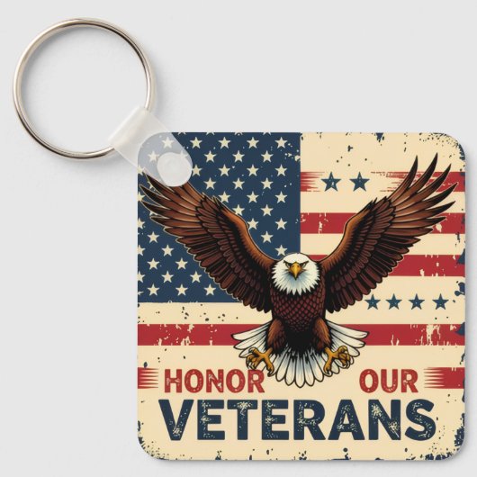 American Eagle Honor Our Veterans キーホルダー (正面)