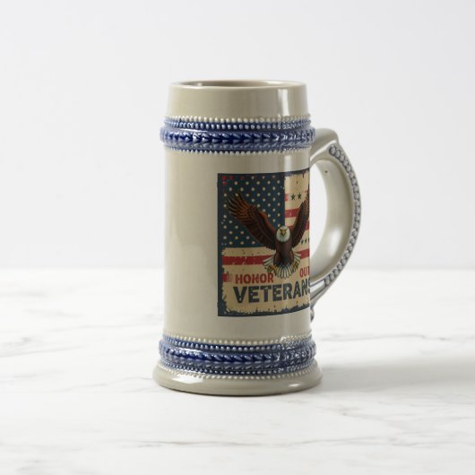 American Eagle Honor Our Veterans ビールジョッキ (正面右)
