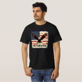 American Eagle Honor Our Veterans Black T-Shirt Tシャツ (正面フル)