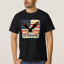 American Eagle Honor Our Veterans Black T-Shirt Tシャツ