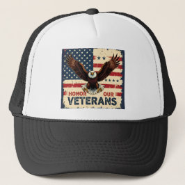 American Eagle Honor Our Veterans Trucker Hat キャップ