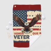  American Eagle Honor Our Vetrans Bath Towel ゴルフタオル (インサイチュ)