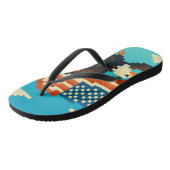 American Eagle Pixel Art Flip Flops ビーチサンダル (アングル)