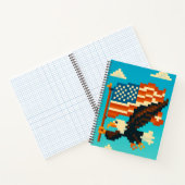 American Eagle Pixel Art Notebook  ノートブック (内部)