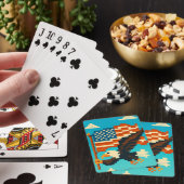 American Eagle Pixel Art Playing Cards トランプ (インサイチュ)