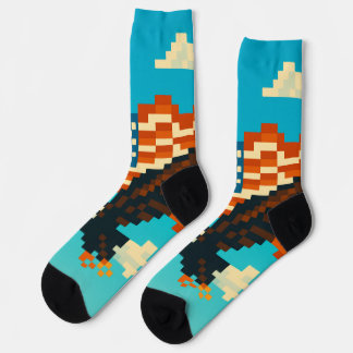 American Eagle Pixel Art Socks ソックス