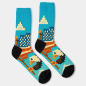 American Eagle Pixel Art Socks ソックス (右)