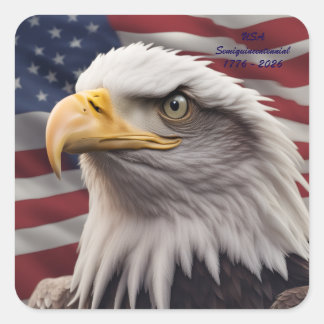 American Eagle Sticker スクエアシール