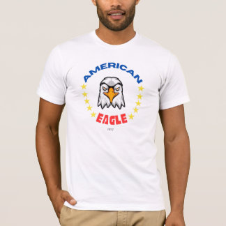 "American Eagle" Tシャツ – 強はっきりしたいデザイン
