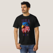 American Eagle  USA American 4th Of July patriotic Tシャツ (正面フル)
