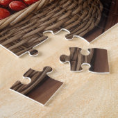 American English Foxhound Christmas Lights  ジグソーパズル (側面)