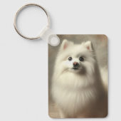 American Eskimo Dog キーホルダー (正面)