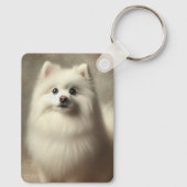 American Eskimo Dog キーホルダー (裏面)