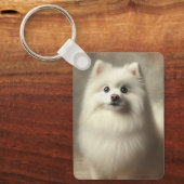 American Eskimo Dog キーホルダー (正面)
