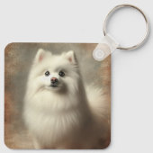 American Eskimo Dog キーホルダー (裏面)