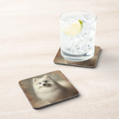 American Eskimo Dog コースター (右側)