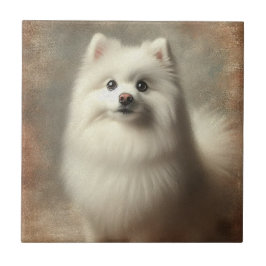 American Eskimo Dog タイル
