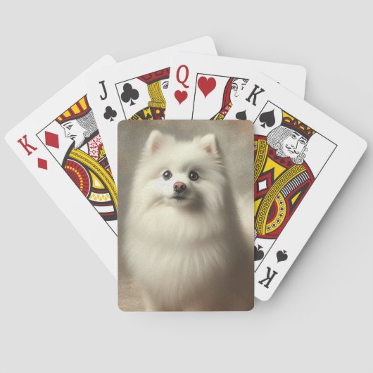 American Eskimo Dog トランプ (裏面)