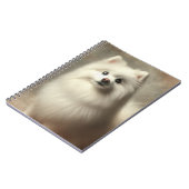American Eskimo Dog ノートブック (左側)