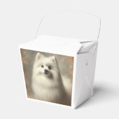 American Eskimo Dog フェイバーボックス (正面サイド)