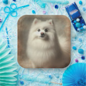 American Eskimo Dog ペーパープレート (パーティー)