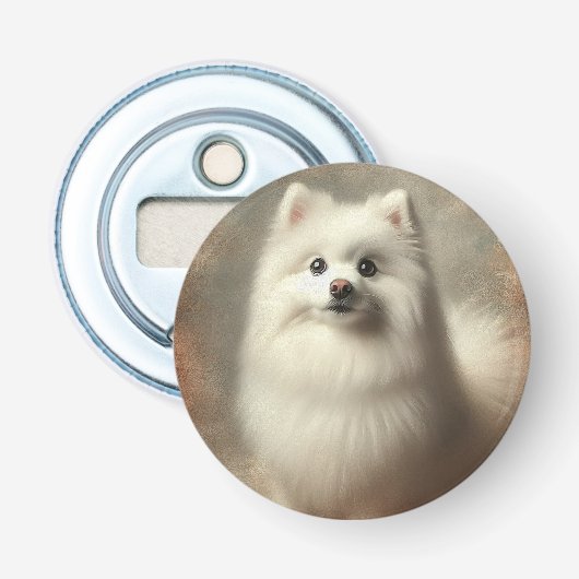 American Eskimo Dog 栓抜き (正面)