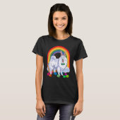 American Eskimo Dog Easter Eggs Bunny Tシャツ (正面フル)