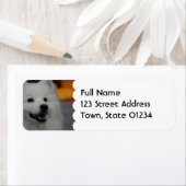 American Eskimo Dog Mailing Labels ラベル (インサイチュ)